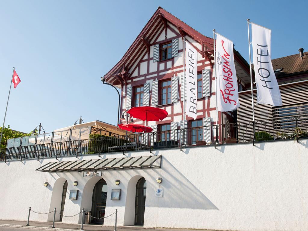 Hotel Brauerei Frohsinn Arbon Oda fotoğraf
