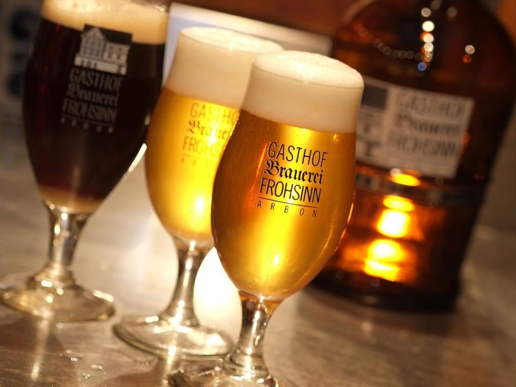 Hotel Brauerei Frohsinn Arbon Dış mekan fotoğraf